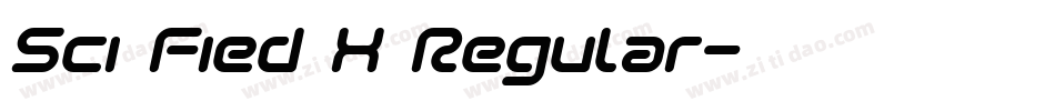 Sci Fied X Regular字体转换